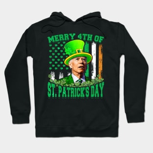 Joe Biden Happy 4Th Of July Confused St Patricks Day Hoodie